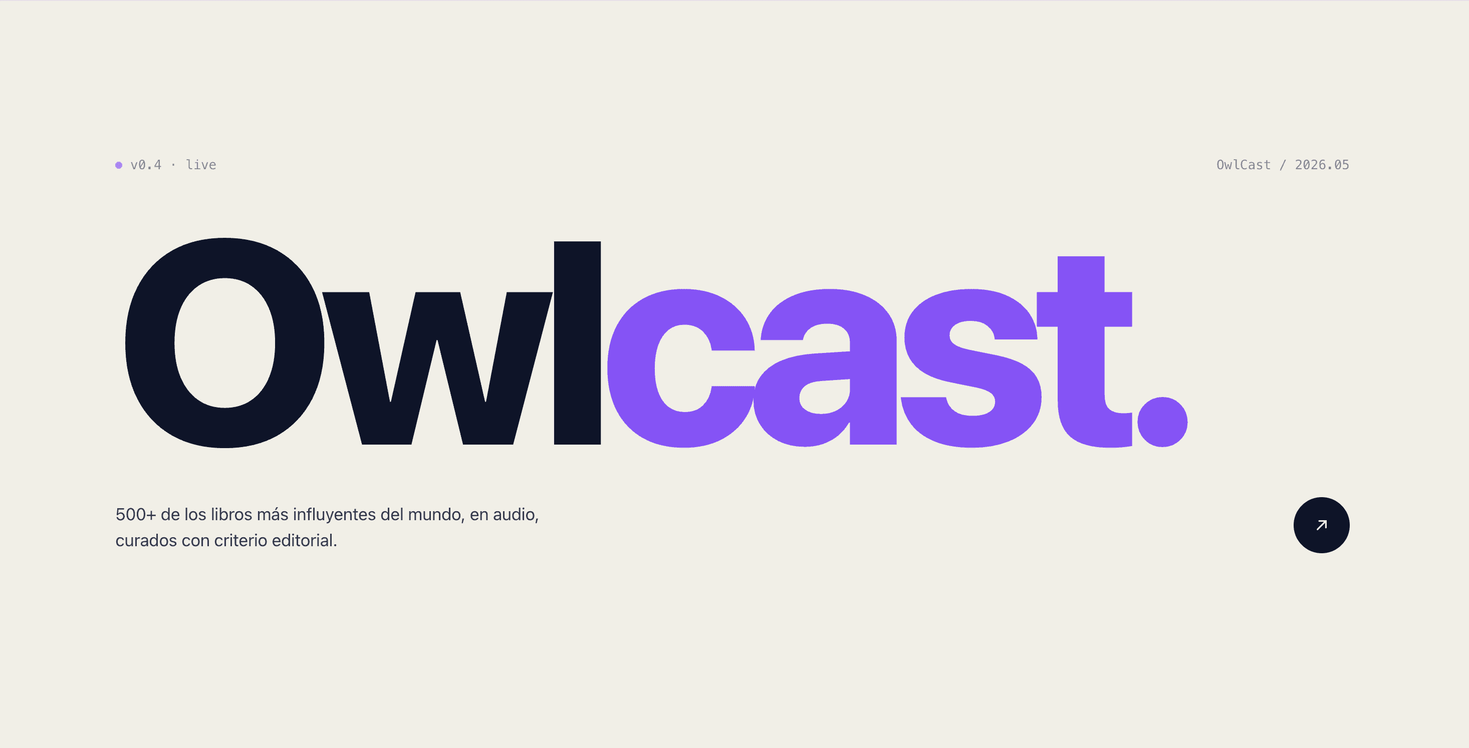 OwlCast — Los mejores libros ahora en audio. Resúmenes curados producidos con IA.
